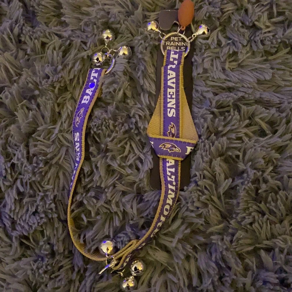 New Baltimore Ravens Pet Training Bells
